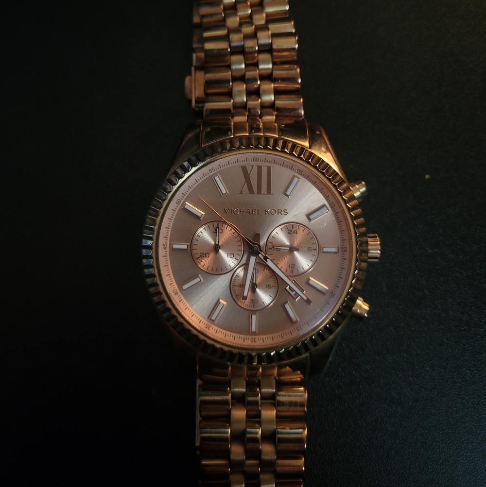 Michael Kors Men's Rose Gold Chronograph Watch